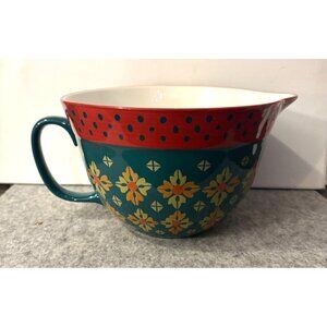 Pioneer Woman Geo Dot Batter Bowl 8.75" x 6.25"  # 3182